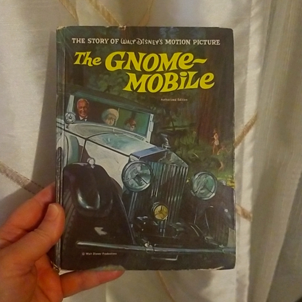 The Gnome-Mobile Disney Book Hardcover Vintage